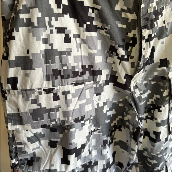 Happily Grey Women's Roblox Camo Cargo Pants Muti-Pockets Black Grey White - Picture 8 of 13